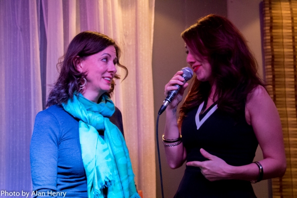 Photo Flash: Rebecca Caine Visits SINGULAR SENSATION Image