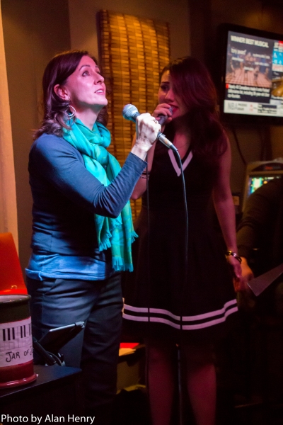 Photo Flash: Rebecca Caine Visits SINGULAR SENSATION Image