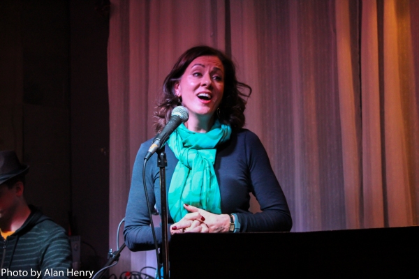 Photo Flash: Rebecca Caine Visits SINGULAR SENSATION Image