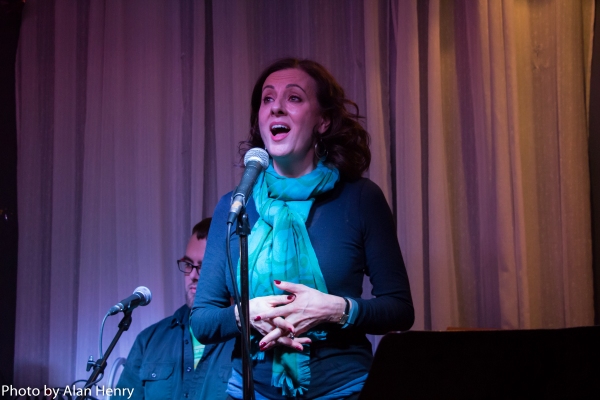 Photo Flash: Rebecca Caine Visits SINGULAR SENSATION Image