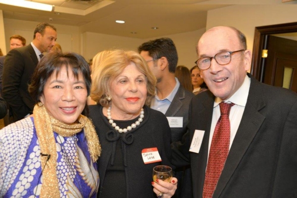 Dr Kazuko Tatsumura Hillyer, Sahra Lese, Edward Callaghan Photo