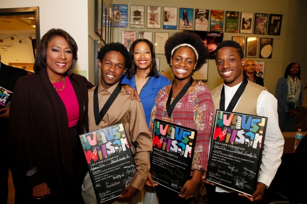 Master of Ceremonies Pat Harvey, Philip Patrick Bucknor, 2nd place winner, Leslie K.  Photo