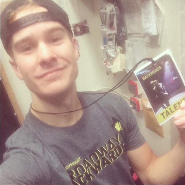 Photo Flash: Ryan Steele Takes Us Backstage at BROADWAY BACKWARDS! Image