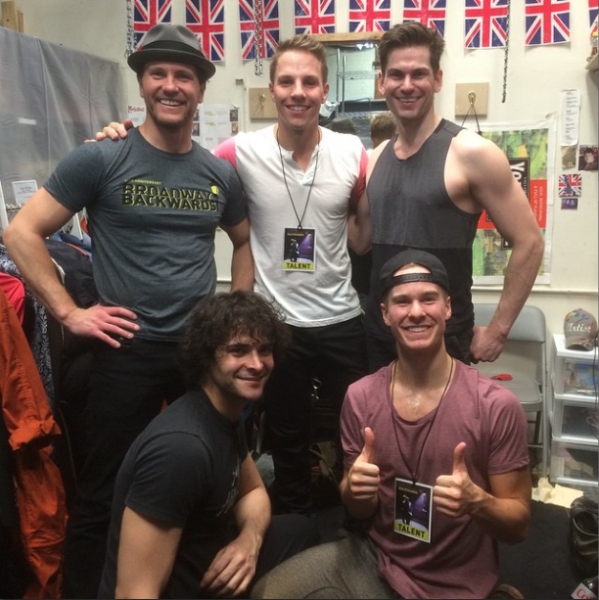 Photo Flash: Ryan Steele Takes Us Backstage at BROADWAY BACKWARDS! Image