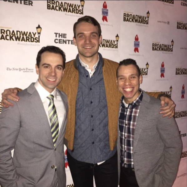 Photo Flash: Ryan Steele Takes Us Backstage at BROADWAY BACKWARDS! Image