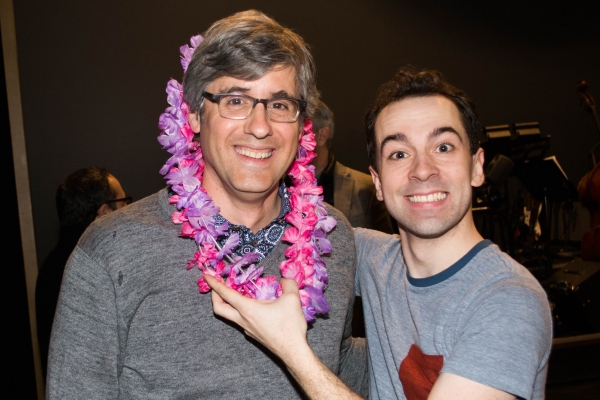 Photo Flash: Judy Collins & Mo Rocca Visit HONEYMOON IN VEGAS on Broadway  Image