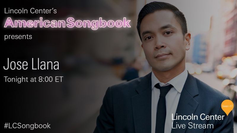 Photo Coverage Of Jose Llana's Lincoln Center AMERICAN SONGBOOK Concert Image