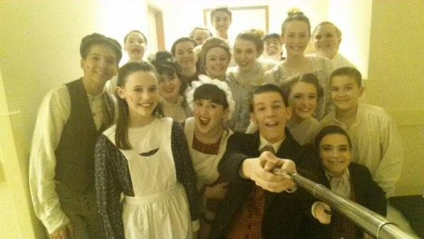 Photo Flash: Saturday Intermission Pics - 3/14 Part 2 - AN AMERICAN IN PARIS Cast Snaps First #SIP on Broadway, and More! 