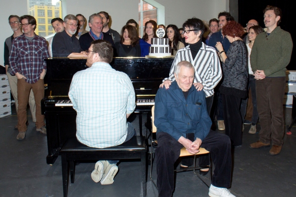 Photo Coverage: John Kander Celebrates 88th Birthday With the Cast of THE VISIT Image