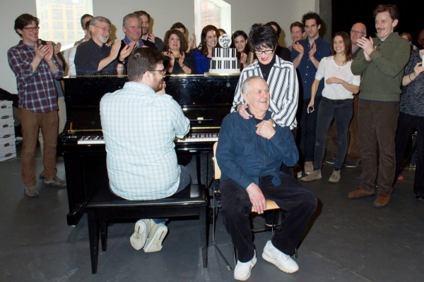 Photo Coverage: John Kander Celebrates 88th Birthday With the Cast of THE VISIT Image