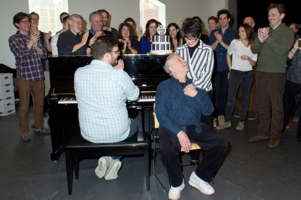 Photo Coverage: John Kander Celebrates 88th Birthday With the Cast of THE VISIT Image