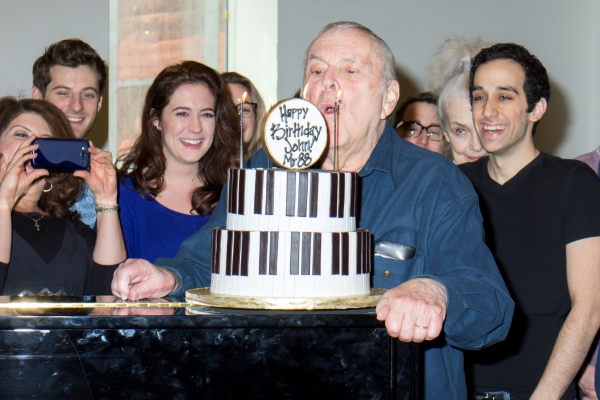 Photo Coverage: John Kander Celebrates 88th Birthday With the Cast of THE VISIT Image