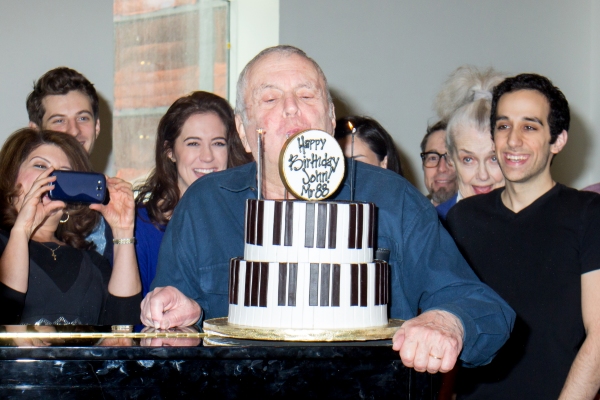 Photo Coverage: John Kander Celebrates 88th Birthday With the Cast of THE VISIT Image