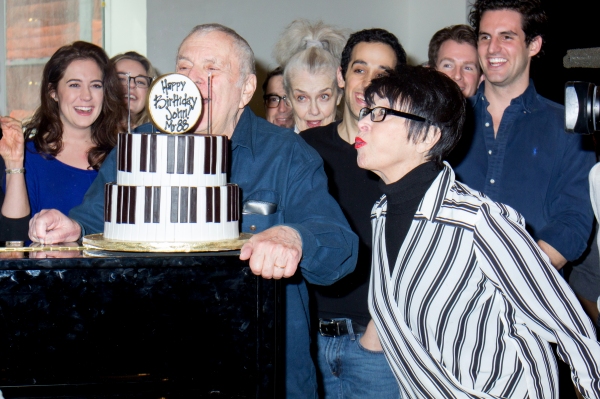 Photo Coverage: John Kander Celebrates 88th Birthday With the Cast of THE VISIT Image