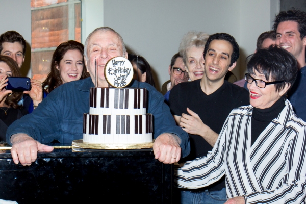 Photo Coverage: John Kander Celebrates 88th Birthday With the Cast of THE VISIT Image