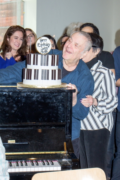 Photo Coverage: John Kander Celebrates 88th Birthday With the Cast of THE VISIT Image