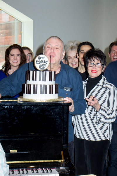 Photo Coverage: John Kander Celebrates 88th Birthday With the Cast of THE VISIT Image
