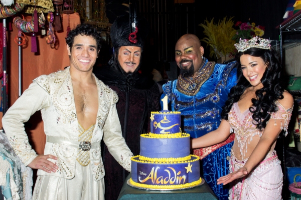 Photo Coverage: They Ain't Never Had a Year Like This- ALADDIN Celebrates One Year On Broadway Image