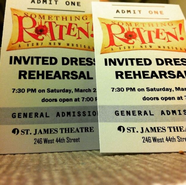 Photo Flash: Saturday Intermission Pics - 3/21, Part 2 - FINDING NEVERLAND, SOMETHING ROTTEN, NICE WORK IF YOU CAN GET IT, and More! Image