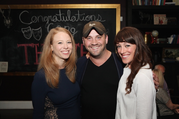 Cast member Sarah Shaefer, Director Daniel Talbot and cast member Samantha Soule Photo