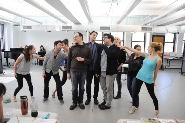 Photo Flash: In Rehearsal for World Premiere of NATIONAL PASTIME at Bucks County with Hunter Foster, Will Blum & More 