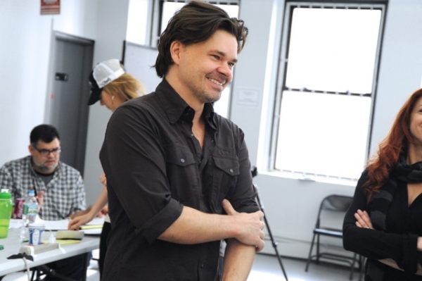 Photo Flash: In Rehearsal for World Premiere of NATIONAL PASTIME at Bucks County with Hunter Foster, Will Blum & More  Image