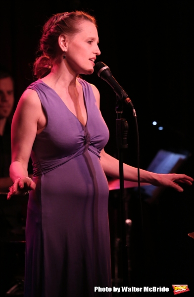 Photo Coverage: Mommy-To-Be Anika Larsen Performs SING YOU TO SLEEP at Birdland! Image