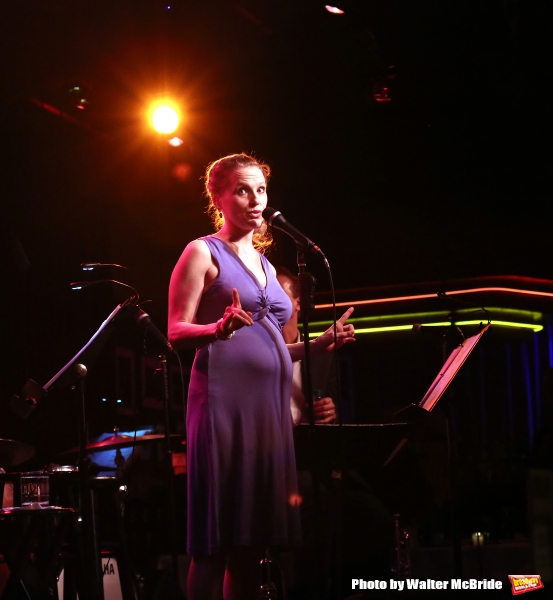 Photo Coverage: Mommy-To-Be Anika Larsen Performs SING YOU TO SLEEP at Birdland! Image