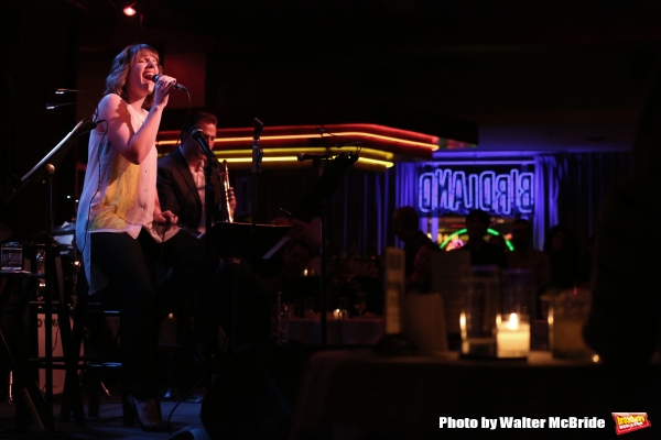 Photo Coverage: Mommy-To-Be Anika Larsen Performs SING YOU TO SLEEP at Birdland! Image