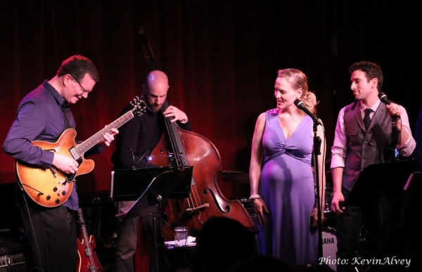 Photo Flash: BEAUTIFUL's Anika Larsen, Jessie Mueller and Jarrod Spector Celebrate SING YOU TO SLEEP at Birdland Image