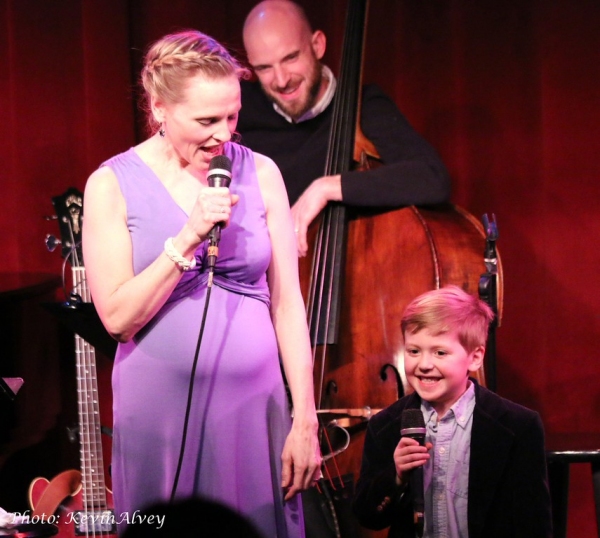 Photo Flash: BEAUTIFUL's Anika Larsen, Jessie Mueller and Jarrod Spector Celebrate SING YOU TO SLEEP at Birdland Image
