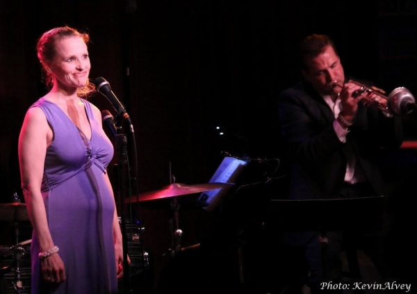 Photo Flash: BEAUTIFUL's Anika Larsen, Jessie Mueller and Jarrod Spector Celebrate SING YOU TO SLEEP at Birdland Image