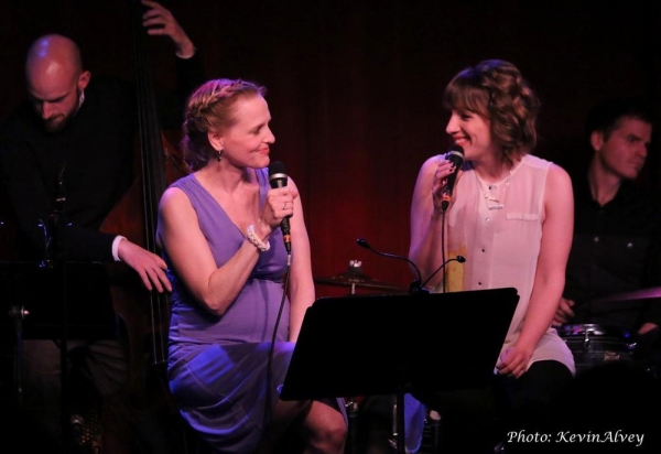 Photo Flash: BEAUTIFUL's Anika Larsen, Jessie Mueller and Jarrod Spector Celebrate SING YOU TO SLEEP at Birdland Image
