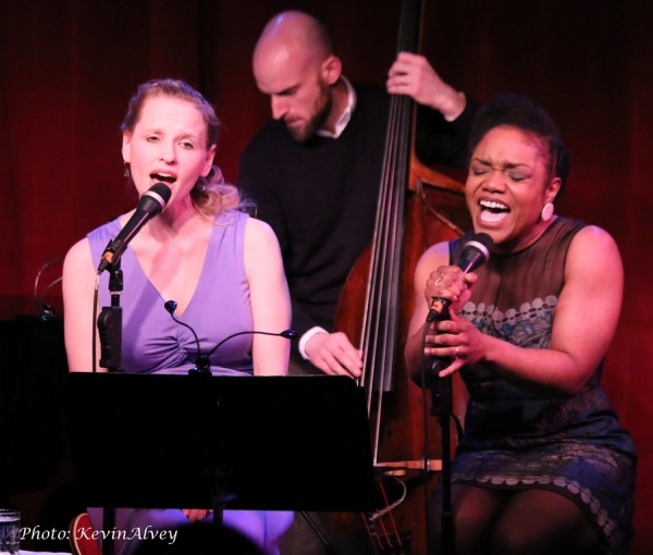 Photo Flash: BEAUTIFUL's Anika Larsen, Jessie Mueller and Jarrod Spector Celebrate SING YOU TO SLEEP at Birdland Image