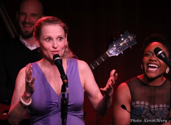 Photo Flash: BEAUTIFUL's Anika Larsen, Jessie Mueller and Jarrod Spector Celebrate SING YOU TO SLEEP at Birdland Image
