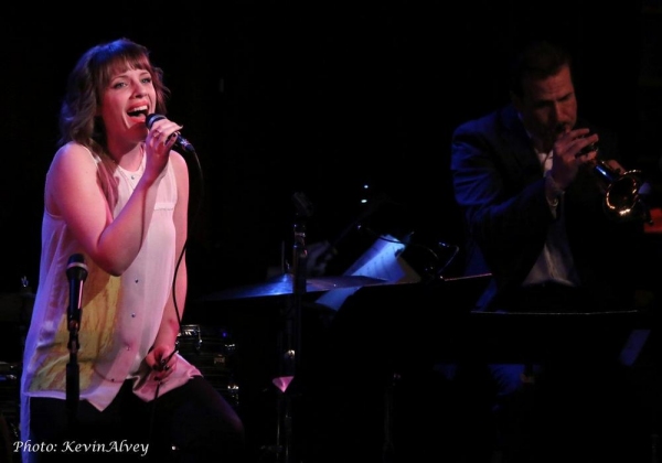 Photo Flash: BEAUTIFUL's Anika Larsen, Jessie Mueller and Jarrod Spector Celebrate SING YOU TO SLEEP at Birdland Image