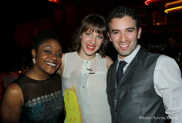 Photo Flash: BEAUTIFUL's Anika Larsen, Jessie Mueller and Jarrod Spector Celebrate SING YOU TO SLEEP at Birdland Image