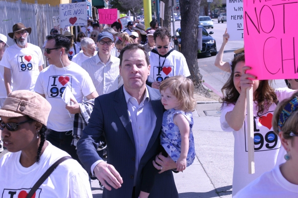 Photo Flash: French Stewart, Daisy Eagan, Frances Fisher and More at Pro-99 Rally in NoHo Image