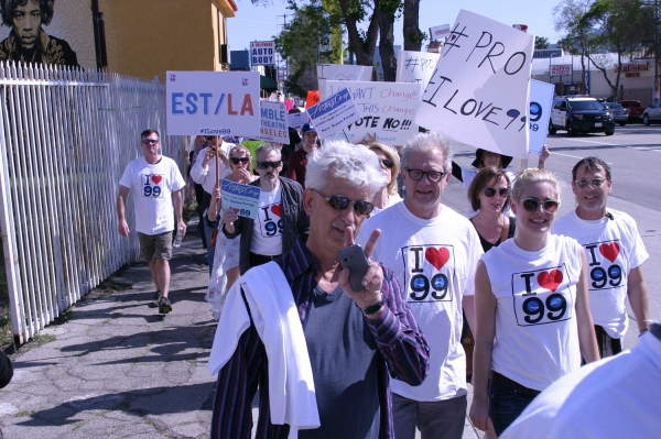 Photo Flash: French Stewart, Daisy Eagan, Frances Fisher and More at Pro-99 Rally in NoHo Image