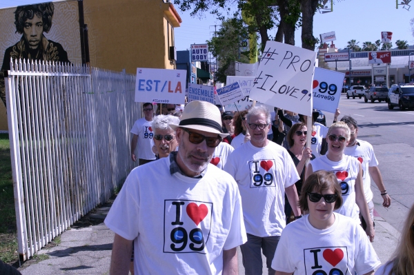 Photo Flash: French Stewart, Daisy Eagan, Frances Fisher and More at Pro-99 Rally in NoHo Image
