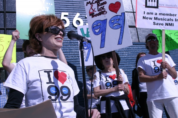 Photo Flash: French Stewart, Daisy Eagan, Frances Fisher and More at Pro-99 Rally in NoHo Image