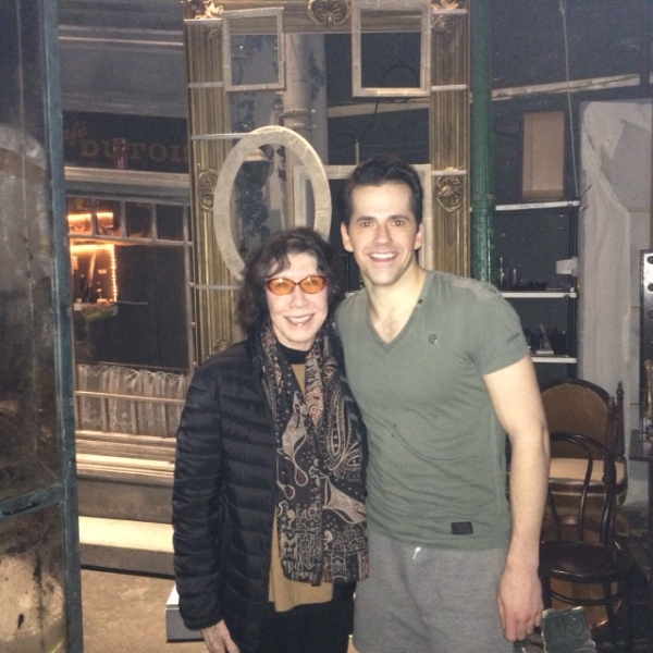 Photo Flash: Backstage at AN AMERICAN IN PARIS with Lily Tomlin and Denny Dillon! Image