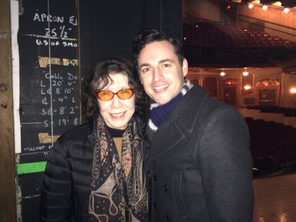 Photo Flash: Backstage at AN AMERICAN IN PARIS with Lily Tomlin and Denny Dillon! Image