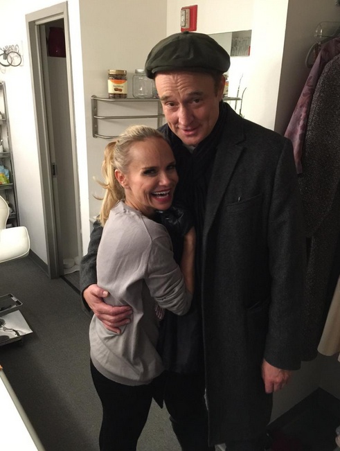 Photo: Bradley Whitford Visits Kristin Chenoweth & ON THE TWENTIETH CENTURY Image