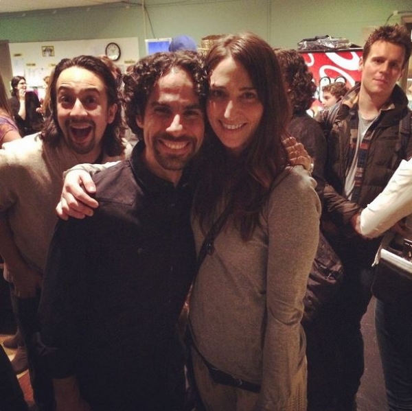 Photo Flash: Jimmy Fallon and Sara Bareilles Visit HAMILTON Image