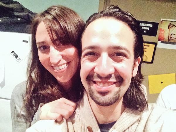 Photo Flash: Jimmy Fallon and Sara Bareilles Visit HAMILTON Image
