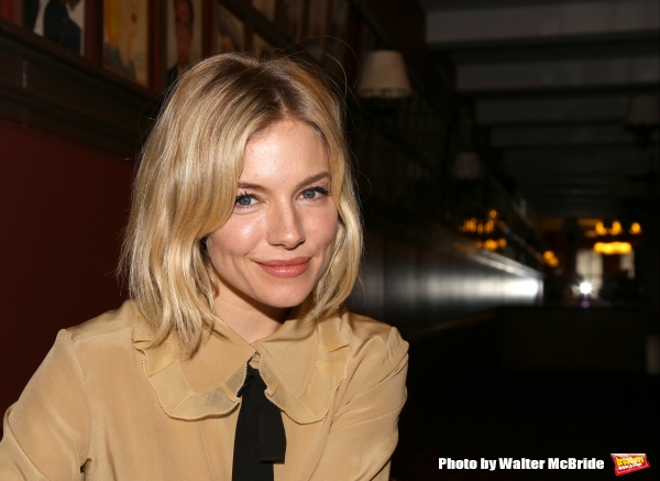 Photo Coverage: CABARET's Sienna Miller Gets Immortalized with a Sardi's Caricature! Image