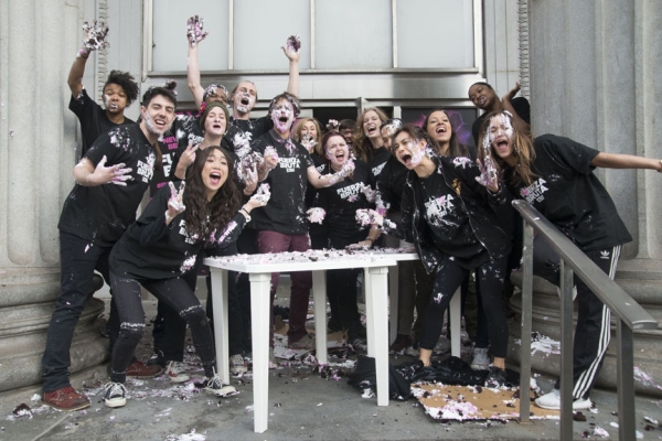 Photo Flash: FUERZA BRUTA Celebrates 2,500th Performance With Festive Food Fight Image
