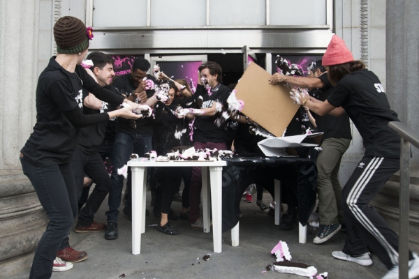 Photo Flash: FUERZA BRUTA Celebrates 2,500th Performance With Festive Food Fight Image