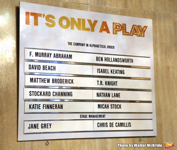 Photo Coverage: IT'S ONLY A PLAY Takes Bows with New Cast Members Nathan Lane and T.R. Knight! Image